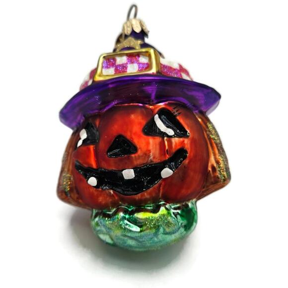 Christopher Radko Jackie O Lantern Halloween Christmas Tree Ornament 98-101 - Picture 5 of 10